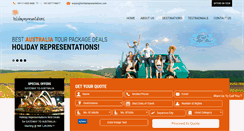 Desktop Screenshot of holidayrepresentations.com